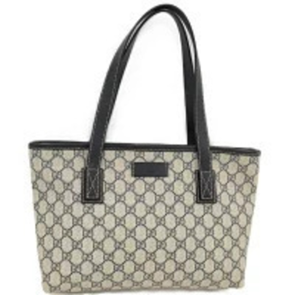 Gucci GG Supreme Tote Bag Beige Cream